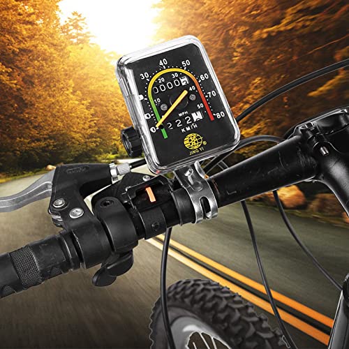 Mechanical Bike Speedometer with LCD Display - Odometer for 26-29 Inch Bikes