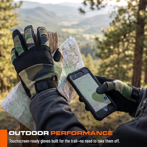 Full Dexterity Gloves - Coyote Brown, Medium Size | Touchscreen Compatible for Shooting Sports