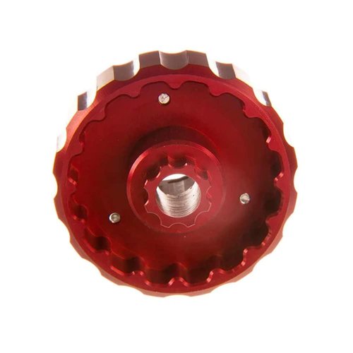 Wolf Tooth Components Bottom Bracket Tool Red, 16 Notch 44Mm