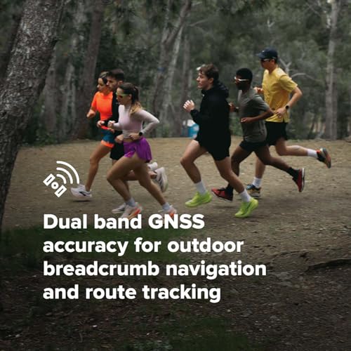 Running Watch with AMOLED Touchscreen - Black Textile Strap