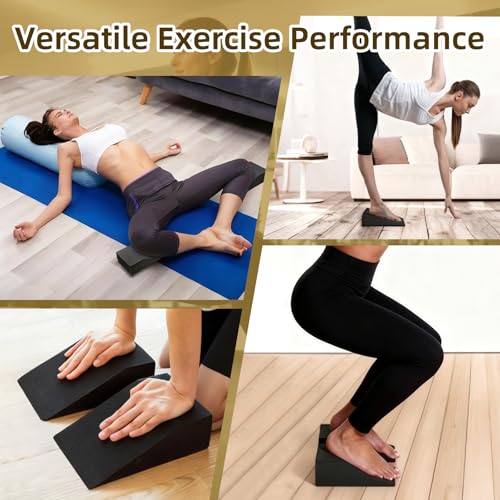 Premium EVA Yoga Wedge Blocks - 2 Pack for Exercise & Stretching