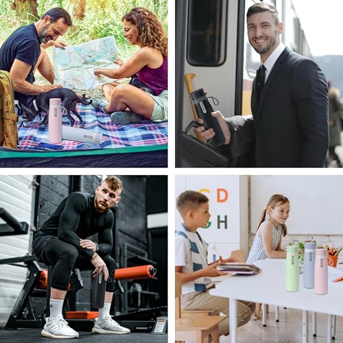 Philips Stainless Steel 32oz Travel Water Bottle with Filter - Navy Blue