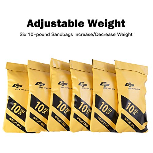 Adjustable Workout Sandbag with Filler Bag & 6 Handles - 60 LBS