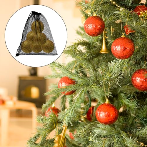 10 Pack Mesh Drawstring Bags 10x12 inch Portable Storage for Travel & Outdoor Activities