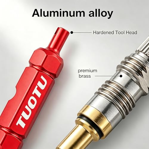 Bicycle Valve Core Removal Tool - Fits Schrader and Presta Valves