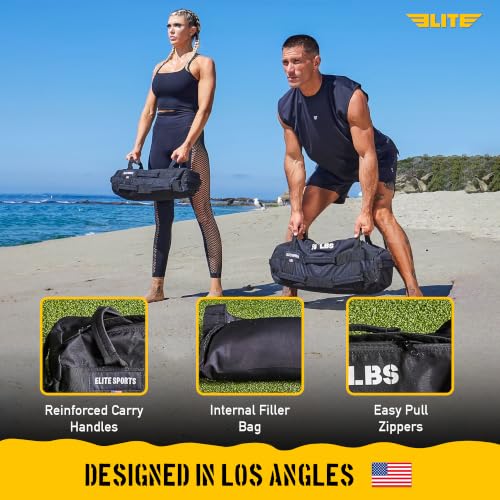 Workout Sandbag for Core Muscle Training - Black / 25 to 50 lbs
