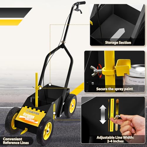 Heavy Duty Line Marking Machine for Accurate Parking Lot Striping