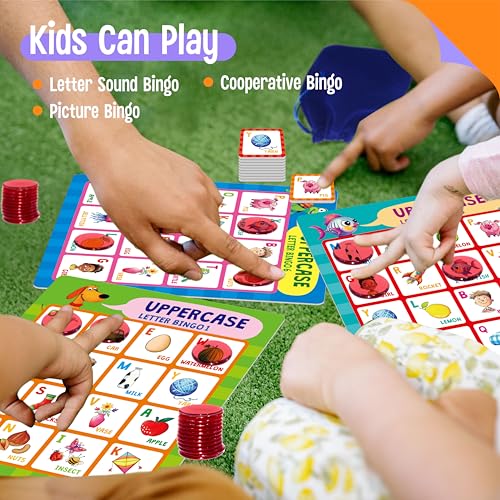 Alphabet Bingo Game - Educational ABC Letter Learning for Kids