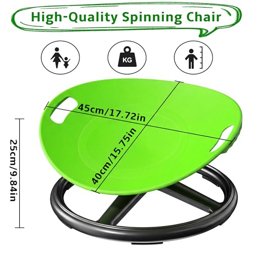 Durable Plastic Rotating Sensory Chair - Green Pilates Stability Chair