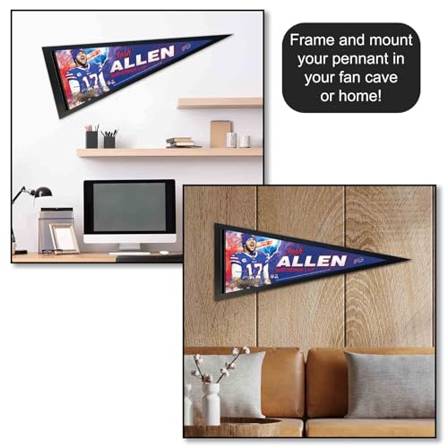 Buffalo Bills Allen Pennant Banner Flag - 12" x 30" Felt