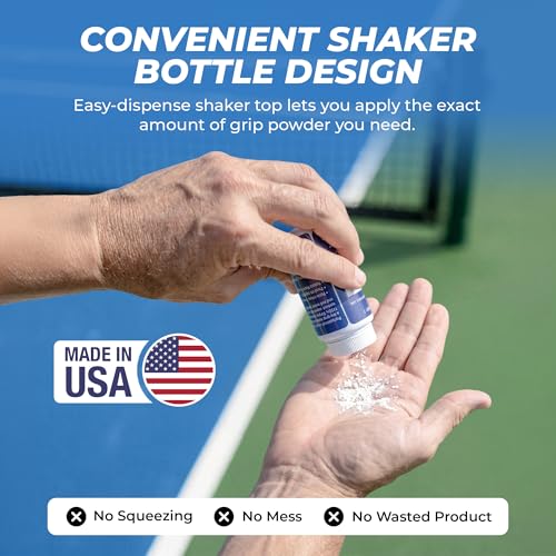 Premium Tennis Rosin Grip Powder Bottle - 2 oz