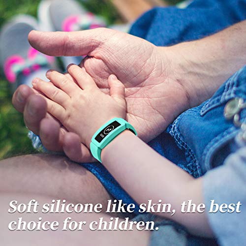 Fitbit Ace 2 Replacement Band - Soft Silicone Wristband, Teal