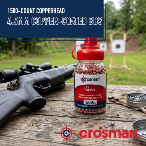 4.5mm Copper-Coated Steel BBs - 1500-Count Bottle