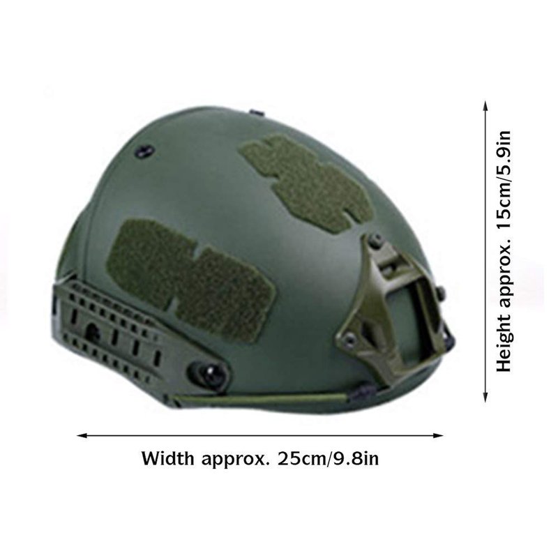 Two-in-one Outdoor Airsoft Tactical Helmet Field Equipment Helmet, Adjustable ABS Protective Helmet