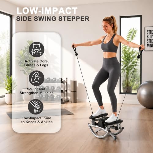 3D Lateral Motion Stepper Machine with Resistance Bands