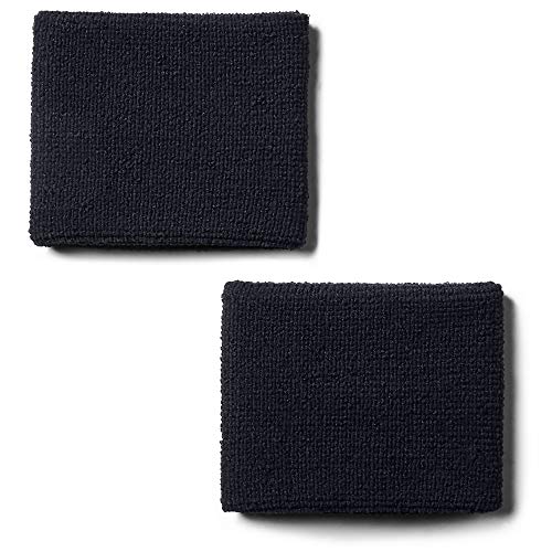 3-Inch Performance Wristband 2-Pack - Black & White