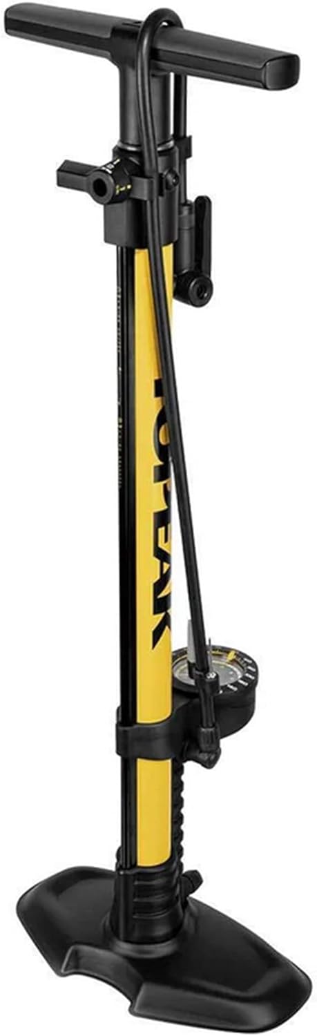 Topeak JoeBlow Sport 2Stage Bike Pump - Dual-Stage High Volume & Pressure, 160 PSI, TwinHead DX5