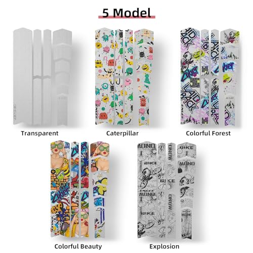 Bike Frame Stickers - 3D PVC Lightweight Protection for All Bikes