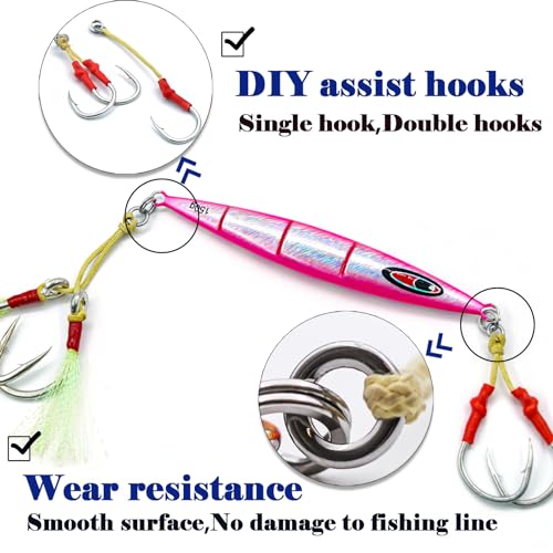 Stainless Steel Fishing Solid Rings - 50pcs Size 0
