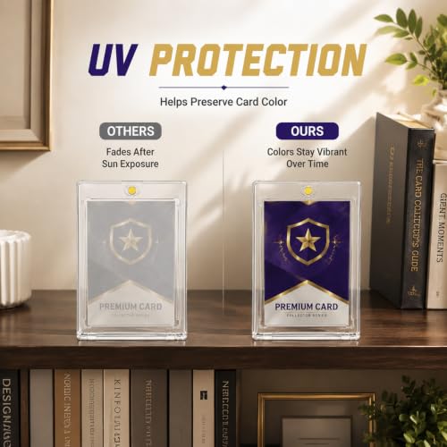 Magnetic Card Holders - 35PT UV Protection for Trading Cards (8ct)
