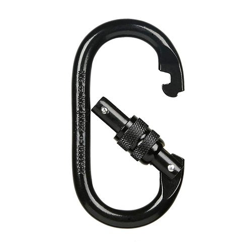 Heavy Duty Locking Climbing Carabiner Clip CE Rated 25 kN 5600 LB Rugged Terrain Approved Industrial Strength Twist Lock Carabiners Clips for Rigging, Ropes, Hammocks, Camping