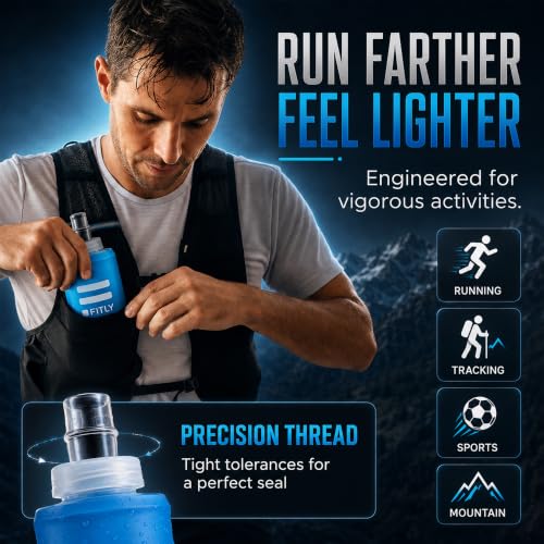 FITLY Soft Flask - Shrink As You Drink Water Bottle for Hydration