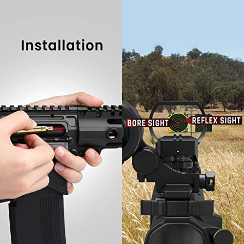 Feyachi Bore Sight Red Laser for 223 5.56mm / Brass Zeroing Laser Boresighter with 3 Sets