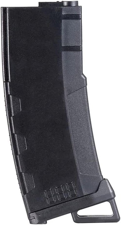 Lancer Tactical Airsoft Magazine - High-Speed 130 Round MidCap for M4/M16 Series | Transparent Window