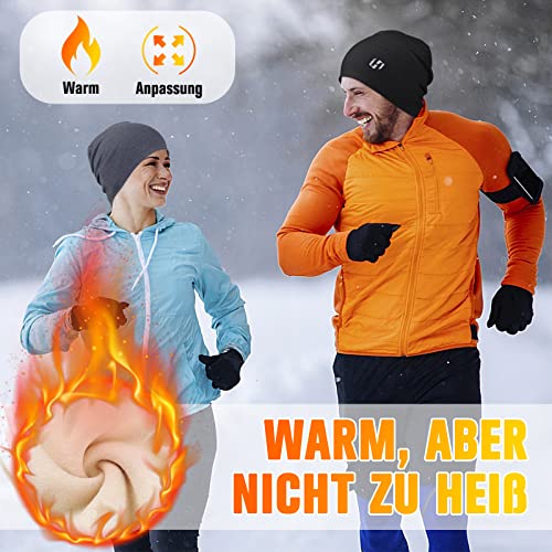 Thermal Running Hat - Unisex Skull Cap Beanie for Cycling