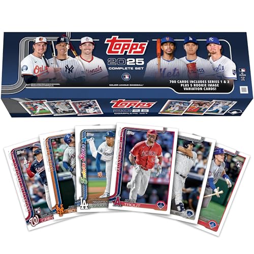 2025 Topps Baseball Complete Set - Factory Sealed Box of 700 Cards
