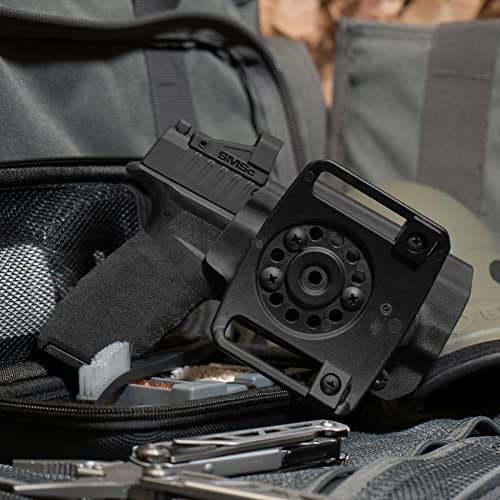 Left-Hand Springfield Armory Hellcat Kydex OWB Holster with Optics Cut - GRITR