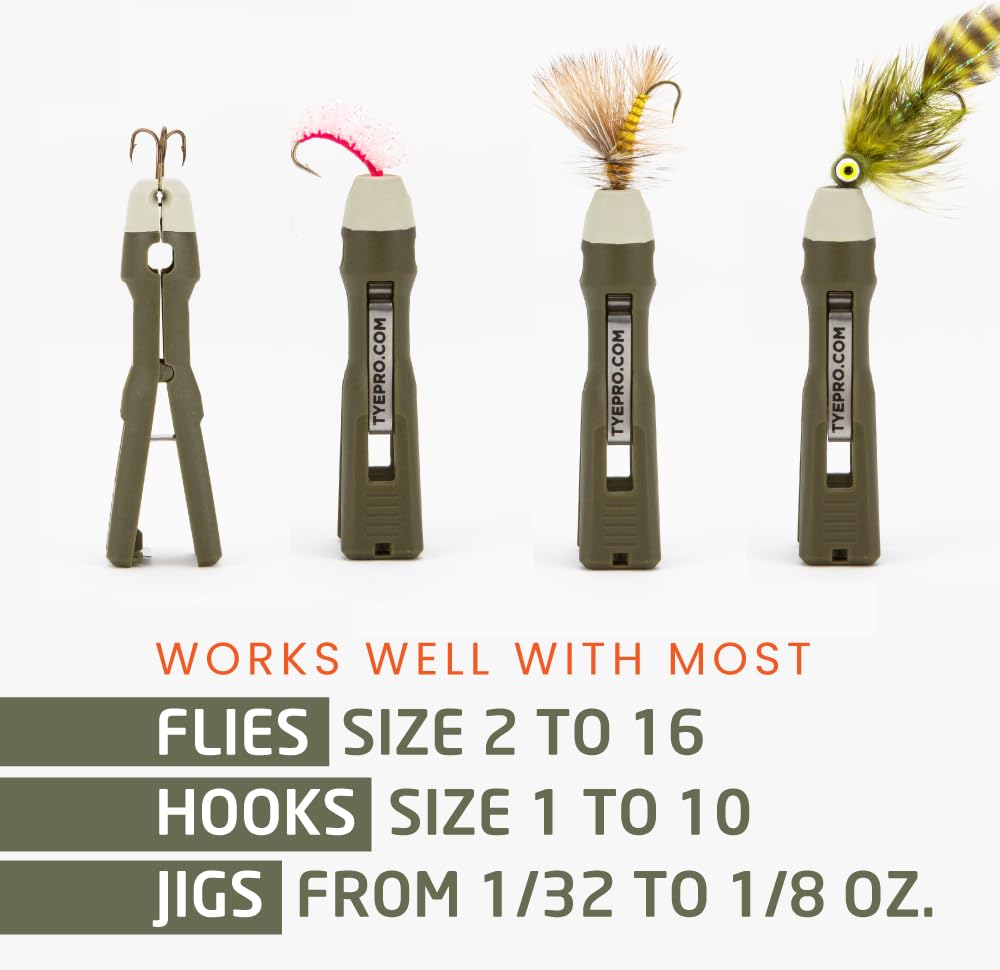 TYEPRO Fly and Ice Fishing Knot Tying Tool