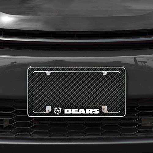 NFL Chrome License Plate Frame for Car, Truck, SUV - 12" x 6"
