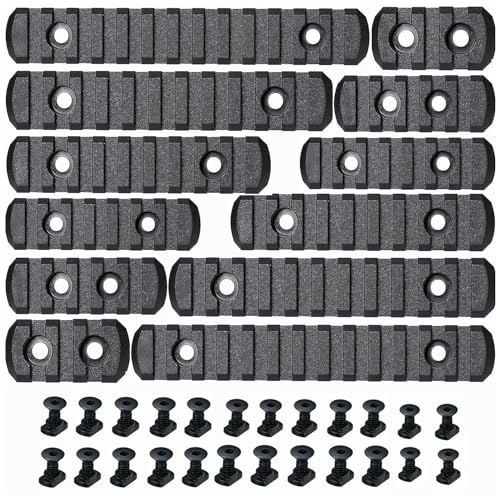 Ultralight Single Picatinny Rail - 5 to 13 Slots - Black