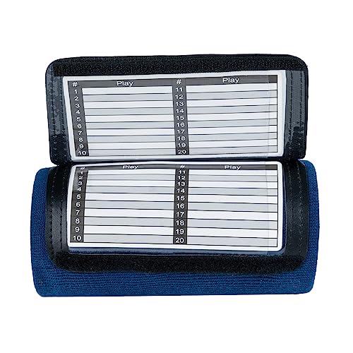 Youth Quarterback Play Wristband - 3 Compartment - Navy Blue