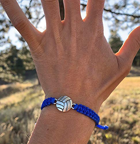 Volleyball Charm Bracelet - Adjustable Friendship Gift for Players