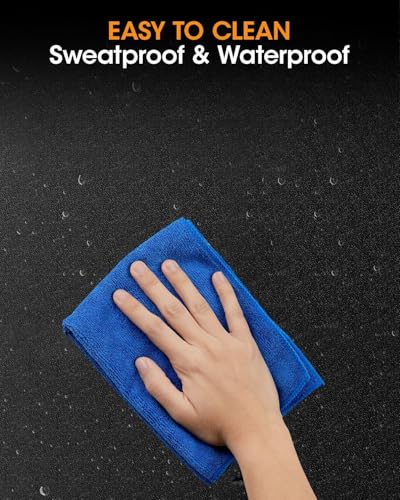 Exercise Bike Mat - 63" x 30" x 4mm Floor Protector for Peloton & Spin Bikes