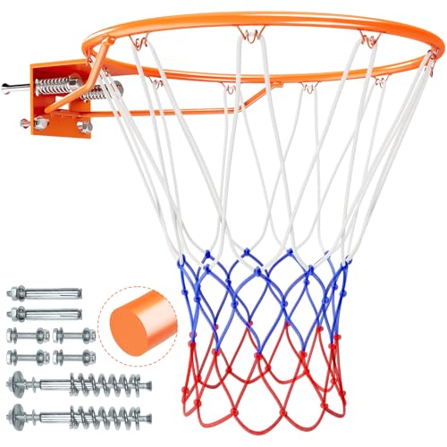 18-Inch Heavy Duty Basketball Rim with Dual Spring Design