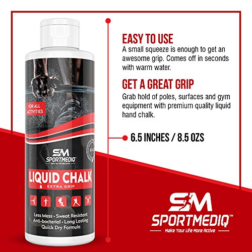 Liquid Chalk for Gym, Weightlifting & Rock Climbing - 8.5 Oz