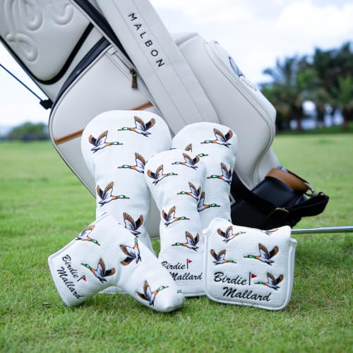 Premium Mallard Golf Headcover for Driver - Waterproof PU Leather