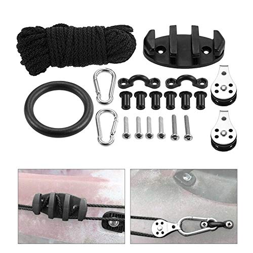 ISURE MARINE Kayak Canoe Anchor Trolley Kit Eyes Wellnuts Screws