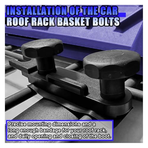 Roof Box U-Bolt Clamp Kit - Universal Car Roof Rack Mounting