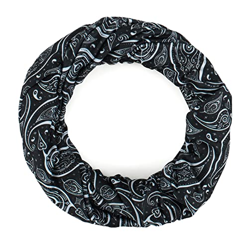 Turban Chemo Beanies for Women - Pre Tied Slouchy Cap - Medium Black