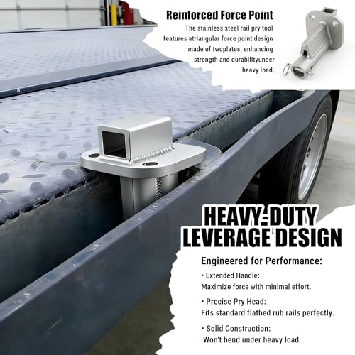 Heavy-Duty Stainless Steel Trailer Side Rail Repair Tool