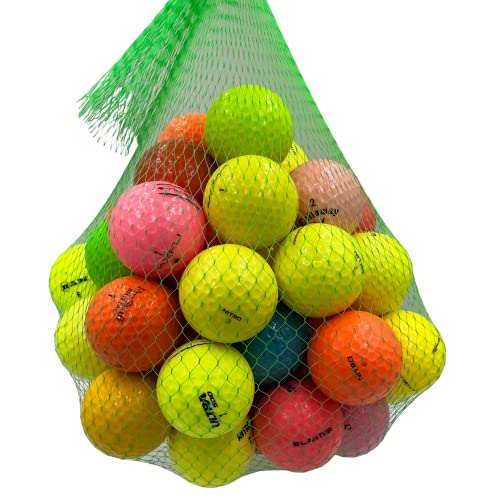 Golf Ball Planet 50 Pack Used Golf Balls Mix Colors - 3A Good Grade