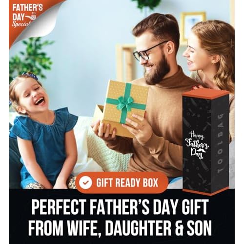 TOUGHEST Roll Up Tool Bag Organizer - 7 Pouches (3 Detachable) Compact Portable Tool Storage Box - 1680D Waterproof Small Tool Bag for Car - Gifts for Dad Mechanic Electrician