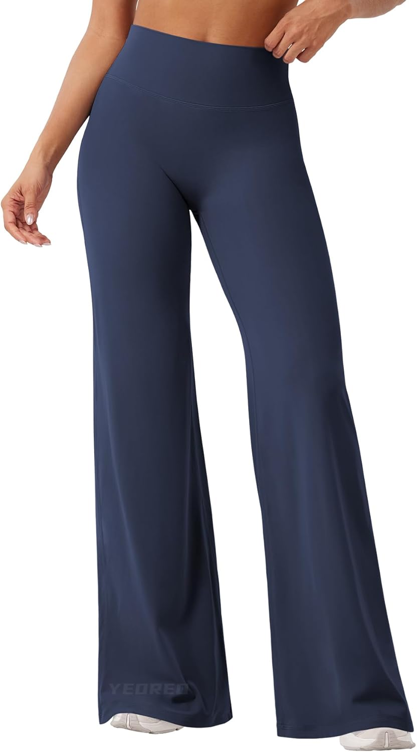 YEOREO High Waist Workout Leggings - No Front Seam, Buttery Soft Gym & Yoga Pants | 29" - 35" Sizes