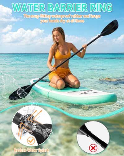 Adjustable Fishing Kayak Paddle - 60-90" Length, Lightweight & Durable