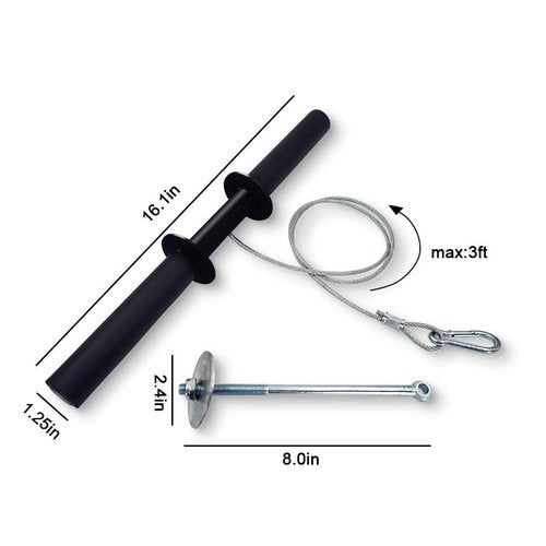 Luwint Wrist and Forearm Roller Blaster, Steel Rope Fitness Arm Exerciser Wrist Trainer Home Gym Accessories