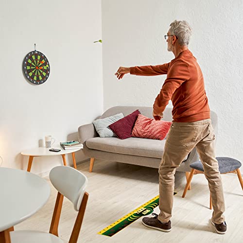 Dart Throw Line Stickers - 2 Pack PVC Floor Markers